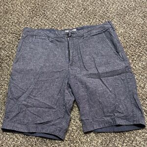 Classic Navy Men's Flat Front Shorts
